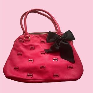 Pink betsy johnson purse